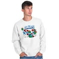 thumbnail image 5 of The Smurfs Christmas Holiday Presents Sweatshirt for Men or Women Brisco Brands S, 5 of 6
