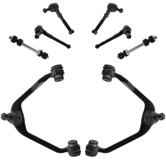 TRQ 8 pc Steering & Suspension Kit Control Arms Tie Rods Sway Bar End Links New PSA63420 Fits select: 1997-2003 FORD F150, 1997-2002 FORD EXPEDITION