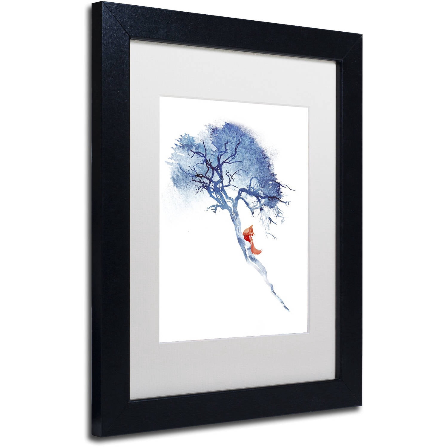 Trademark Fine Art 'There's No Way Back' Canvas Art by Robert Farkas, White Matte, Black Frame