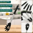 thumbnail image 3 of Juego de utensilios de cocina antiadherentes 2 uds con asas de acero inoxidable, sistema de herramientas de cocina resistente al calor, 3 of 5