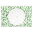 thumbnail image 2 of Simple Green Leaves 12x18in Heat-Resistant Non-Slip Place Mat, Durable and Wrinkle-Resistant, 2 of 8