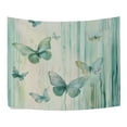 thumbnail image 5 of WOBOGO Light Green Butterfly Tapestry 60×40in Home Living Room Bedroom Wall Hanging Ornaments, 5 of 10