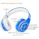 thumbnail image 5 of Auriculares Bluetooth para niños y adolescentes a partir de 5 años - Auriculares supraaurales inalámbricos con límite de volumen que incluyen radio - Supra inalámbricos plegables, 5 of 5