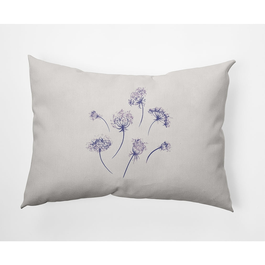 Simply Daisy Just Dandy Outdoor Pillow, Orange/White, 14 in x 20 in