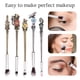 thumbnail image 3 of 5 PCS Metal Makeup Brushes Set with Brushes Holder, Wizard Wand Makeup Brushes Set for Women Girls, 3 of 6