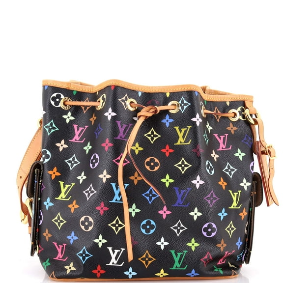 Pre-Owned Petit Noe Handbag Monogram Multicolor By Rebag