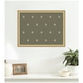 thumbnail image 2 of Kate and Laurel Framed Fabric Pinboard 26 x 20, Green Botanical Block Print Printed Linen Classic Bulletin Board for Use as a Vision Board or Wall Organization, Florence Gold Frame, 2 of 8