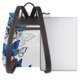thumbnail image 3 of Fotbe Blue Flying Butterflies Mochila Bolso con Estampado para Mujer, Mochila Antirrobo de Nylon Impermeable, Bolsa Ligera de Hombro, 3 of 4
