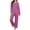 Red, variant on Wensltd Long Sleeve Pajama Set Striped Print Top and Pants Breathable Soft Sleepwear 2 Piece All Seasons Trendy