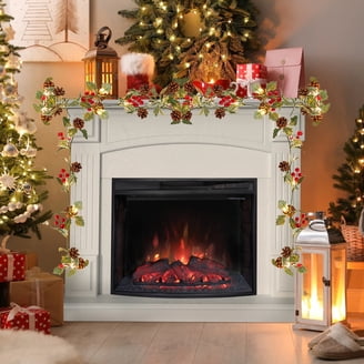 Kerstslinger Groen Met Verlichting