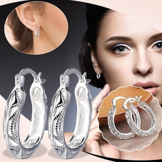 Bow Huggie Hoop Earrings For Women – Gold Bowknot Dangle Earrings, Hypoallergenic, Perfect Gift