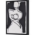 thumbnail image 4 of Renwil Ladonna 19x15" Modern Cotton Hanging Wall Canvas Art in Black (Set of 3), 4 of 12