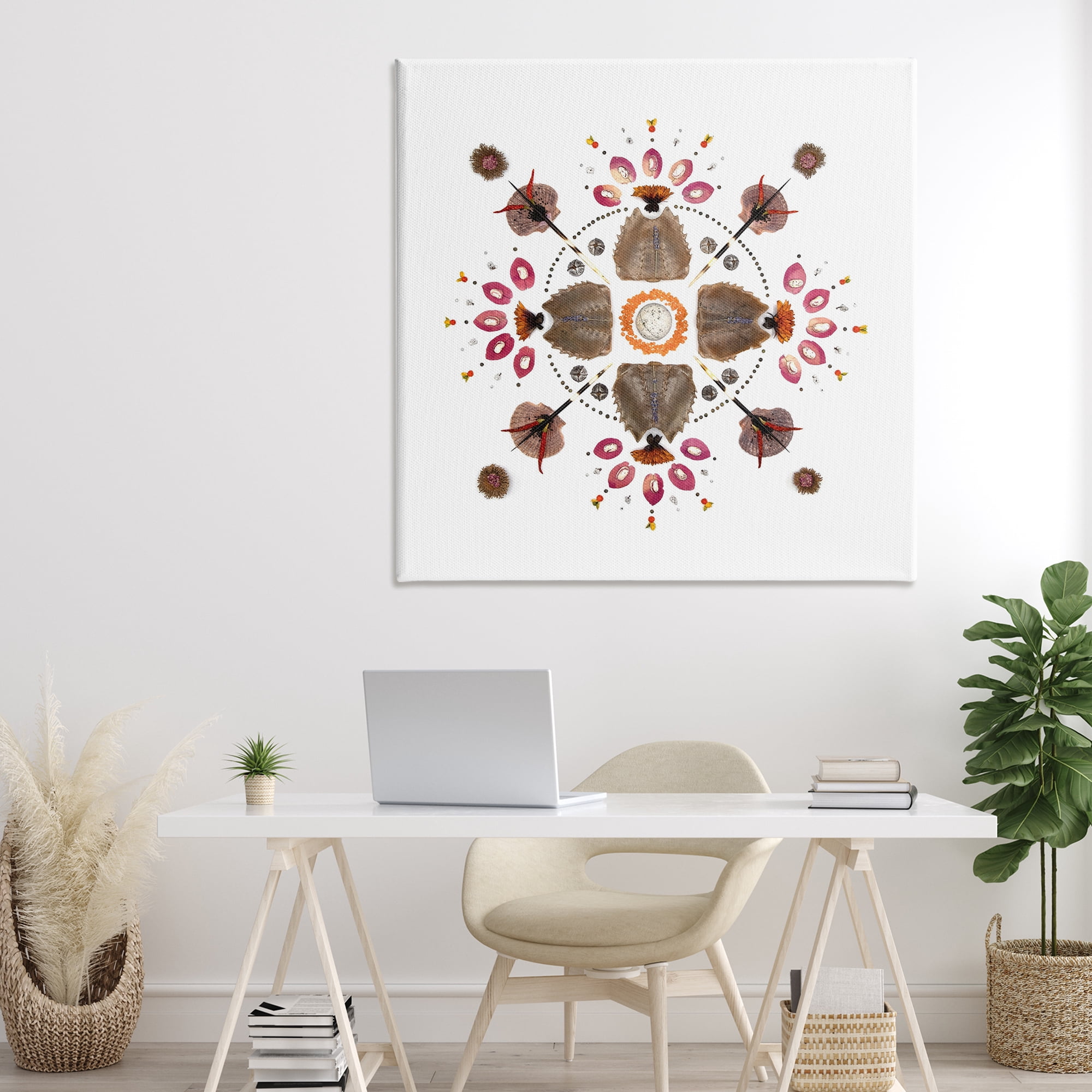 Stupell Industries Symmetrical Nautical Collection Canvas Wall Art, design by Beth Adoette
