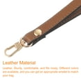 thumbnail image 4 of Leather Wristlet Strap, 7.48" Hand Wrist Lanyard Bag Key Chain (Brown Gold), 4 of 6