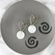 thumbnail image 5 of 1 par de aretes asimétricos en espiral de caracol de acero inoxidable con forma de ala para mujeres y hombres Diseño único Uso cómodo Adecuado para fiestas y reuniones, 5 of 5