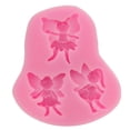 thumbnail image 1 of Molde de silicona para fondant en forma de corazón para decorar pasteles, chocolate, jabón y glaseado, 1 unidad, 1 of 8