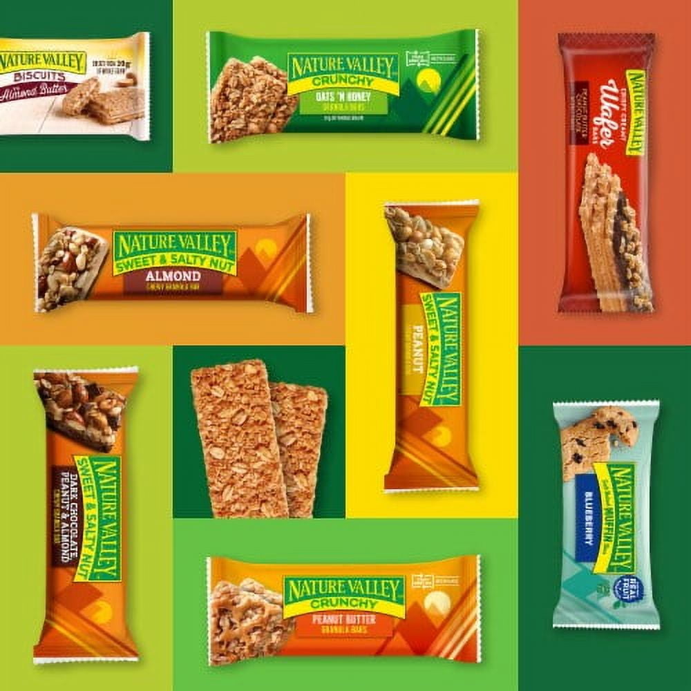 Pack of 2 - Nature Valley Salted Caramel Chewy Granola Bars 5 ct / 1.42 oz Packaging May Vary