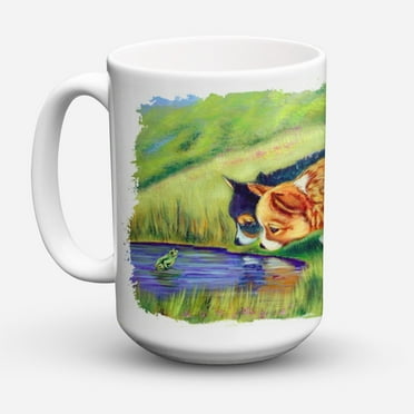 Carolines Treasures 7292CM15 Corgi Coffee Mug 15 oz 15 ounce multicolor