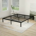 thumbnail image 1 of NNV 14" 3500 lbs Heavy Duty California King Bed Frame, Duty Steel Slat Metal Bed Frame, Black, 1 of 6