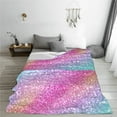 thumbnail image 5 of Vsdgher Fun Rainbow Pink Ultra-Soft Micro flannel Blanket Throw Blankets for Couch Sofa, Bed (4 sizes)-40"x30", 5 of 7