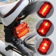 thumbnail image 2 of Bicicleta Lámpara de advertencia trasera de luz trasera de 5LED a prueba de agua para ciclismo nocturno Likrtyny Accesorios para bicicletas, 2 of 6