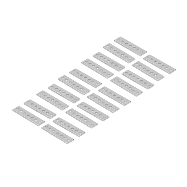 Soporte plano, soporte plano de 20 piezas, soportes de placas de reparación galvanizadas para tirantes, resultados impresionantes