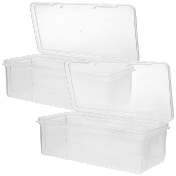 Milisten Bread Container Box Airtight for Kitchen Organization 2Pcs 7.47X3.73X2.36in