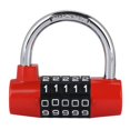 thumbnail image 1 of Spptty 5 Digit Code Lock Padlock U-shaped Suitcase Door Combination Lock, 1 of 8