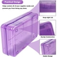 thumbnail image 5 of Plastic Pencil Box 1 Pack, Large Capacity Pencil Case, Colored Pencil Boxes for Kids Adults, Hard Crayon Box Storage with Snap-Tight Lid for School Office Supplies, 5 of 6