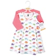 thumbnail image 2 of Hudson Baby Conjunto Bebé Vestido Y Cárdigan Algodón Niña Dinosaurios 3-6 Meses, 2 of 2