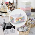 thumbnail image 4 of Foldable Fabric Storage Bin Home Cubes Clothing Organizer Bins Large Collapsible Box Basket for Home Organizer Cat and Colorful Clouds, 4 of 7