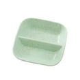 thumbnail image 2 of Wheat Straw Square Divided Seasoning Dishes Table square divided kitchen Sauce Container Kitchen Cutlery Snack Plate, 2 of 8