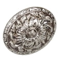 thumbnail image 4 of GlideRite 2 in. Old World Ornate Oval Cabinet Knobs, Satin Nickel, Pack of 10, 4 of 5