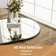 thumbnail image 5 of Mirrasia 71" x 30" Arched Full Length Mirror With Stand Floor Mirror, Black, 5 of 8