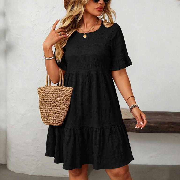 black boho lace dress Wedding with Bell Sleeves for Whimsical Boho Bride Black / US22W and any holiday gathering vestir Petal and Pup Women's COLOR:Red