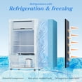 thumbnail image 5 of CONCETTA 3.2 cu. ft. Single Door Mini Refrigerator with Freezer, Adjustable Thermostat Control for Dorm, Office, Apartment, Black, 5 of 8