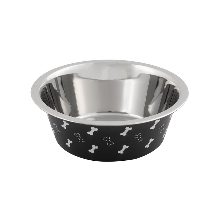 Vibrant Life Large Stainless Steel Dog Bowl, 48 oz photo 1