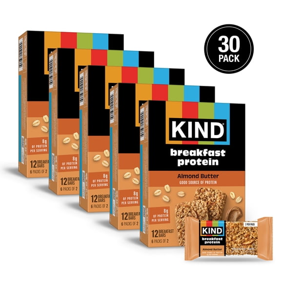 (5 pack) KIND BREAKFAST Almond Butter