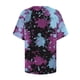 thumbnail image 4 of Fiudx Tops para Mujer Camiseta Informal de Manga Corta con Cuello Redondo a La Moda para Mujer, 4 of 5