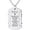 Silver, variant on Stainless Steel Christian Cross Serenity Prayer Religious Pendant Necklace