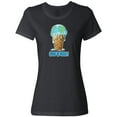 thumbnail image 3 of Inktastic Keep It Cool Melting Earth Ice Cream Cone Women's T-Shirt, 3 of 5