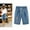 Sky Blue, variant on Babysbule Women Shorts Women's Summer Printed Casual Loose Pockets Lacing Plus Size Shorts Pants