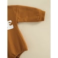 thumbnail image 6 of Cenuakty Baby Girls Boys Spring Romper Long Sleeve O Neck Letter, 6 of 8