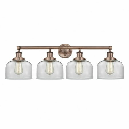 

Innovations Lighting - Bell - 4 Light Bath Vanity In Industrial Style-10 Inches