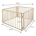 thumbnail image 4 of Corral De Madera Para Bebé - Barandales Modulares Duduk, 4 of 4