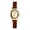 brown, variant on Women's Analog Quartz Oval Watch: PU Strap Dotted Dial Wristwatch - Suitable for All Seasons