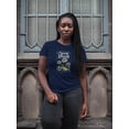 thumbnail image 2 of Good Mood Daisies W Froggie T-Shirt Women -Image by Shutterstock, Female 3X-Large, 2 of 4