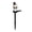 E Black, variant on Outdoor Halloween Decorations Yard Solar Sugar Skull Garden Stake Light for Lawn Patio Spooky Day of The Dead Decor