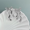 thumbnail image 4 of Bow Earrings for Women Trendy Stuff Cute Bow Pearl Drop Dangle Earrings Bowknot Stud Wedding Party Daily Jewelry Accessory Gifts, 4 of 13