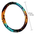 thumbnail image 4 of Starry Sky Steering Wheel Cover for Car, 14.5 Inch PVC Leather Auto Accessories with Printing, 4 of 6